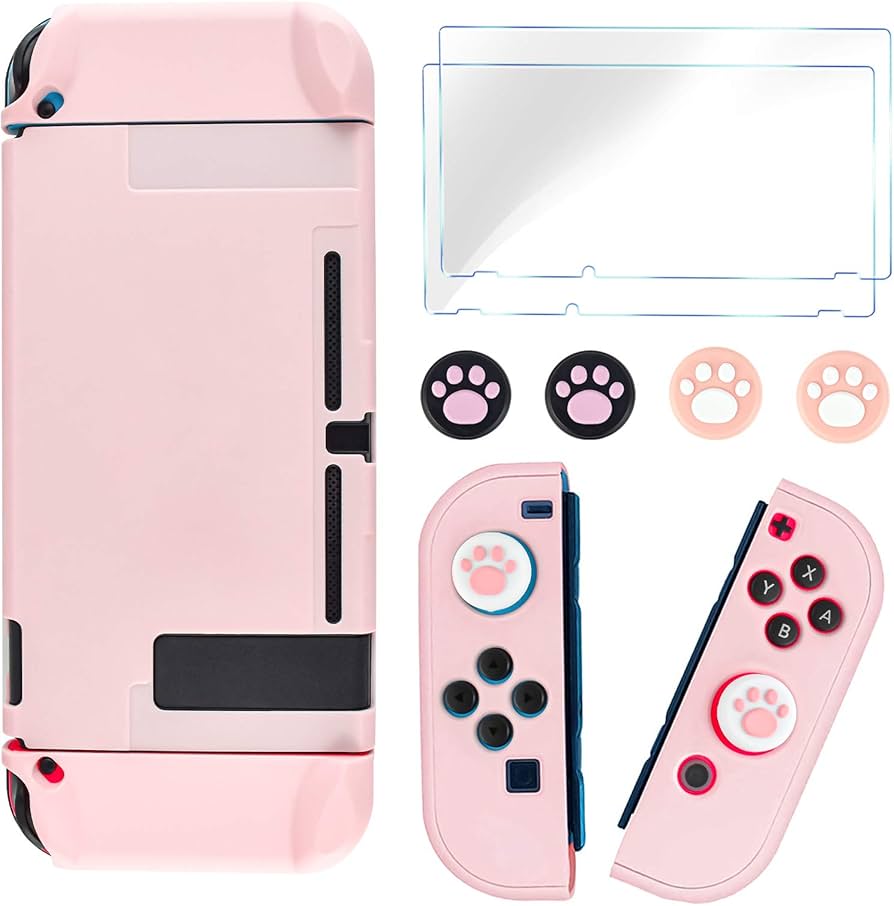 DLseego Switch Full Protective Case Cover Compatible with Nintendo